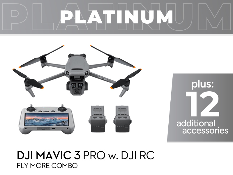 DJI Mavic 3 Pro Platinum Combo w. DJI RC